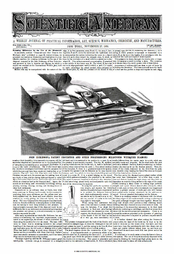 Scientific American Magazine Vol 21 Issue 22