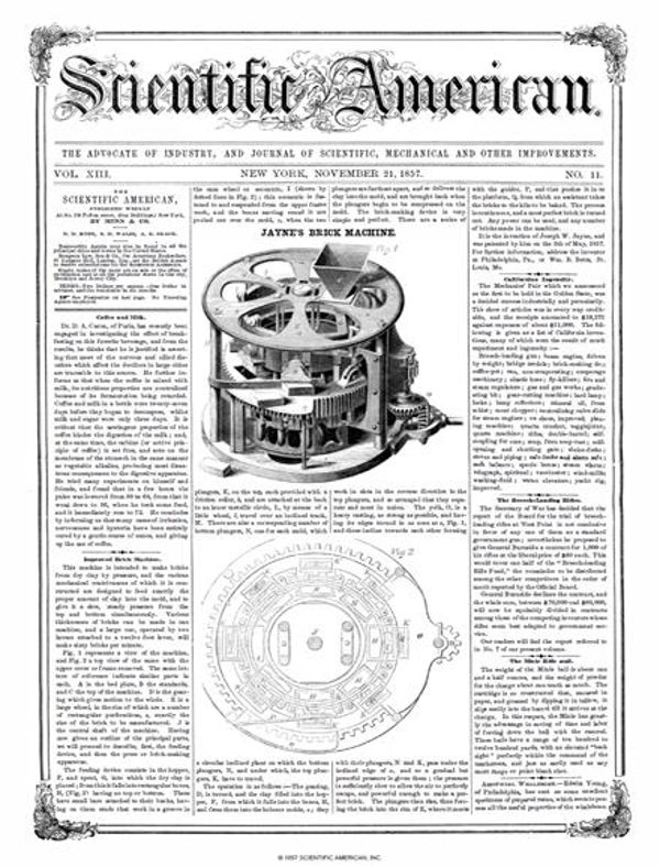 Scientific American Magazine Vol 13 Issue 11