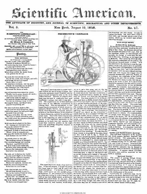 Scientific American Magazine Vol 3 Issue 47