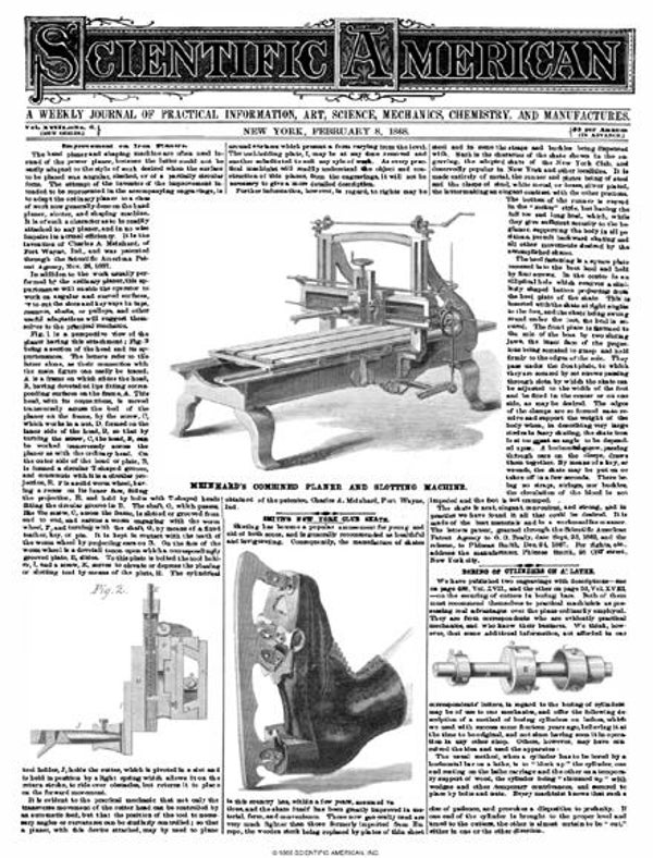 Scientific American Magazine Vol 18 Issue 6