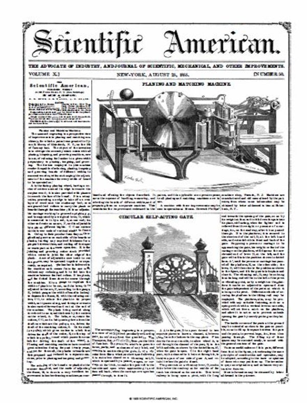 Scientific American Magazine Vol 10 Issue 50