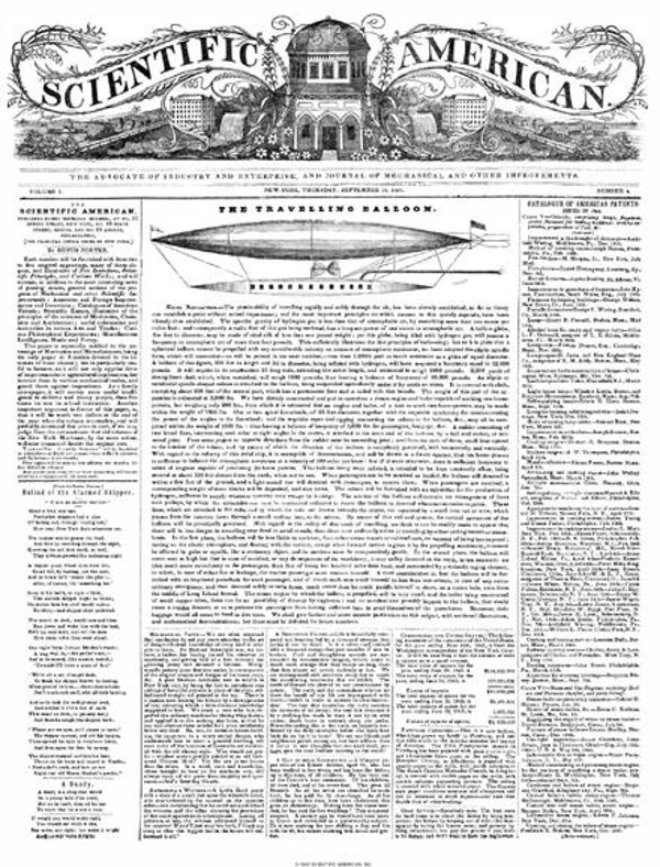 Scientific American Magazine Vol 1 Issue 4