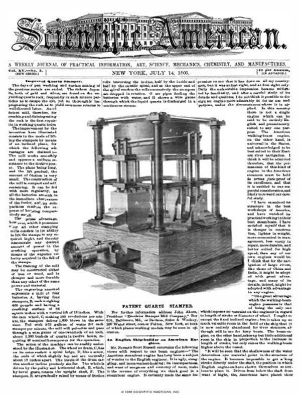 Scientific American Magazine Vol 15 Issue 3