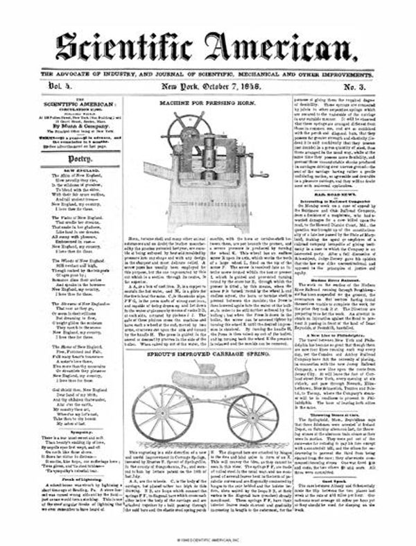 Scientific American Magazine Vol 4 Issue 3