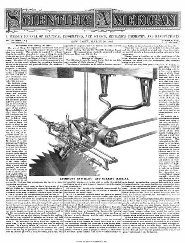 Scientific American Magazine Vol 20 Issue 12
