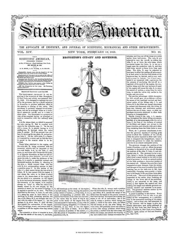 Scientific American Magazine Vol 14 Issue 23