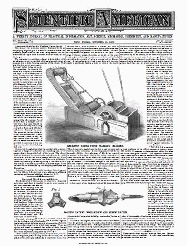 Scientific American Magazine Vol 19 Issue 17