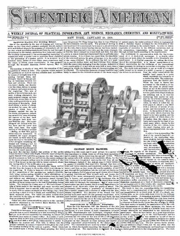 Scientific American Magazine Vol 18 Issue 3